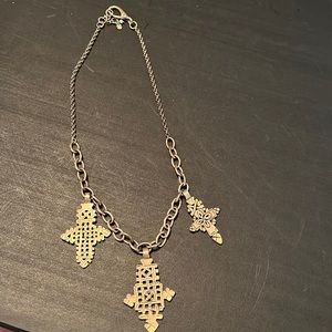 Lucky Brand Necklace with crosses.